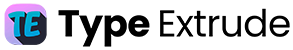 Type Extrude Logo